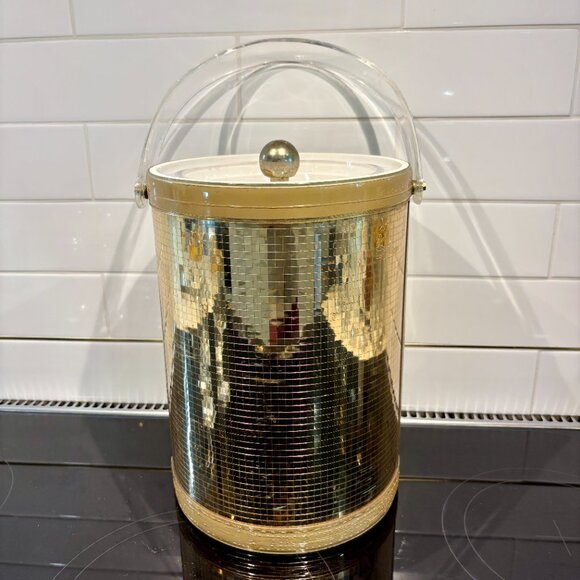 ✨ Vintage Culver 22K Gold Barware Set w/ Ice Bucket – 17 Pc Mid-Century Modern - Picture 6 of 6